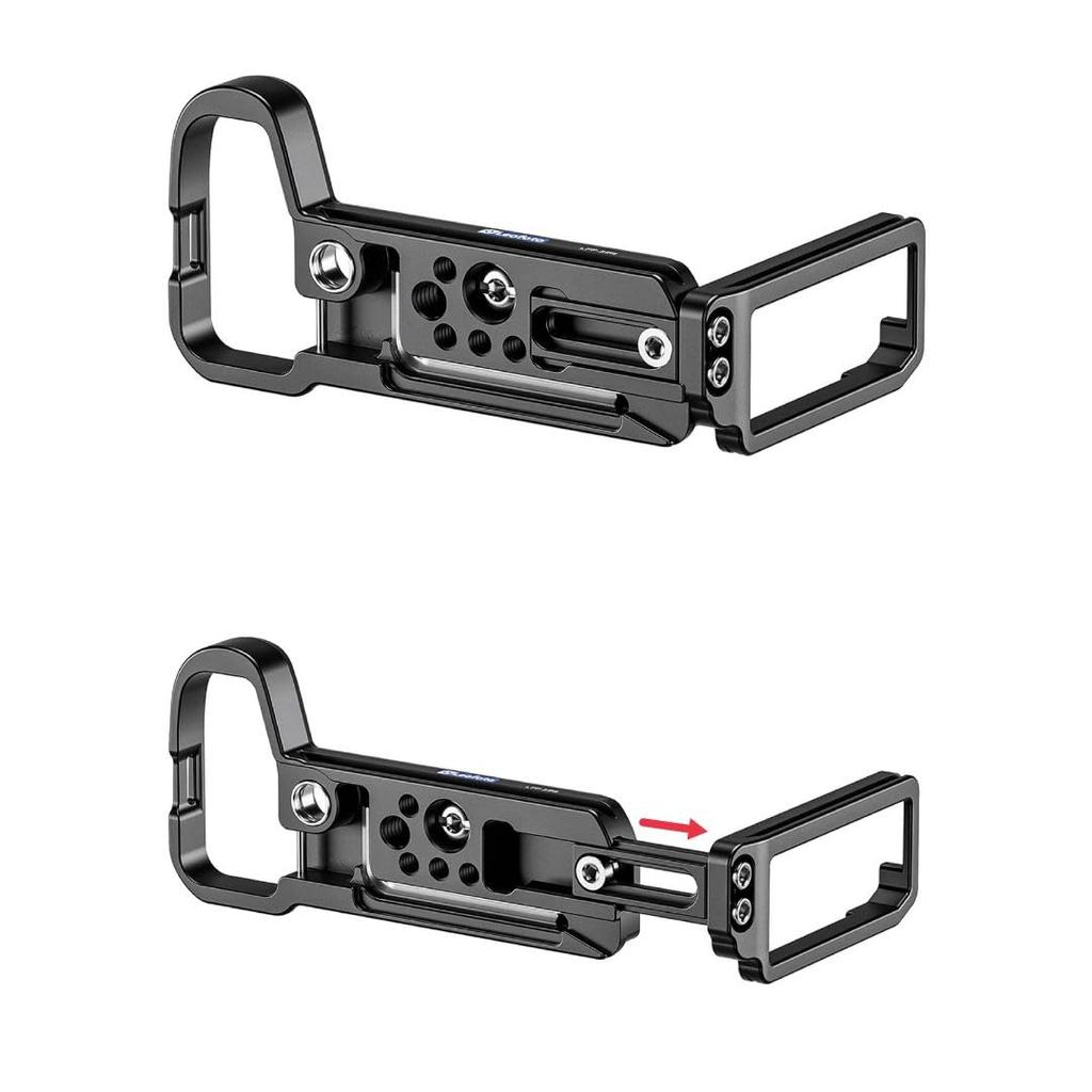 Leofoto Plate for LUMIX Machined from Quick Release Compatible LPP-S1RII L-Shaped S1RII/S1II/S1IIE, Arca-Swiss Compatible, 6061-T6 Aluminum,