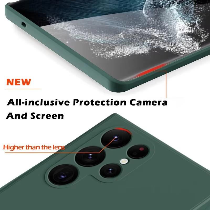 S24 S23 Ultra Case Upgraded Original Liquid Silicone Case For Samsung Galaxy S24 S23 S22 Ultra Plus S24Ultra Cases Soft Cover