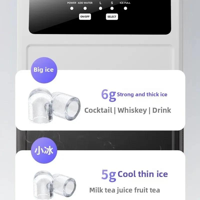 Automatic Household Mini Portable Ice Maker Machine High Quality Ice Making Machine for Home Use Easy Clean Smart Ice Maker