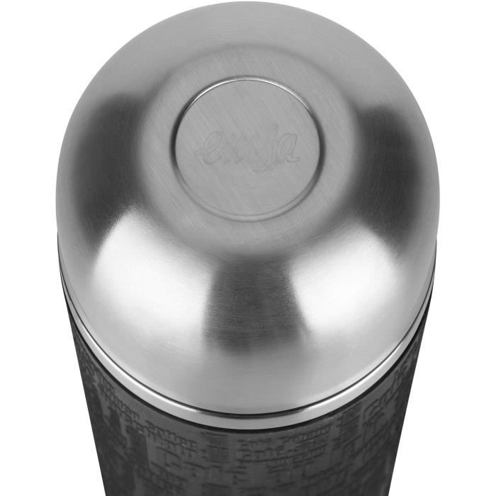 EMSA Bouteille isotherme Senator 1L inox - Noir