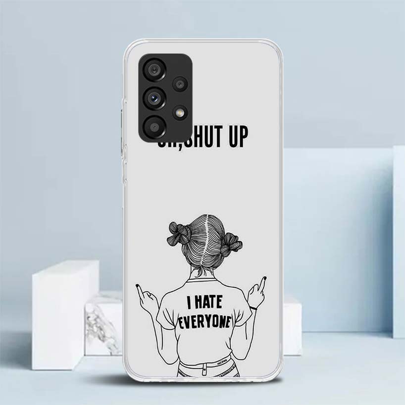 Mean Girls Burn Book Soft Cover for Samsung Galaxy A12 A22 A32 A52 A72 A02S Phone Case Note 20 Ultra 10 S10 Plus A51 A71 A50S A2