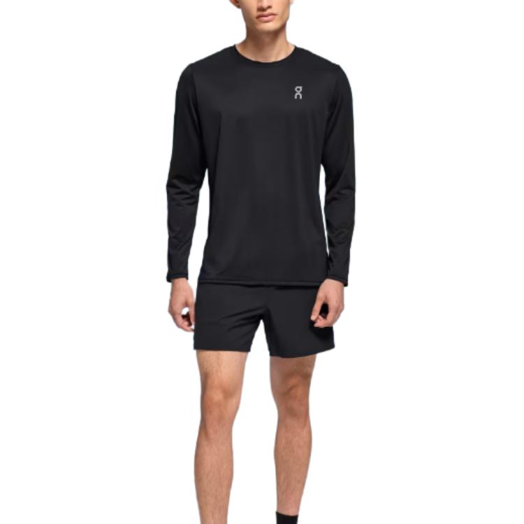 On Core Long T Shirt Men's Black 1ME10750553