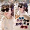 New Fashionable Children Sunglasses Cute Cat Eyeframe Boys and Girls Trendy Dressing Baby Outdoor Decoration Eyewear Uv400