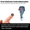 30 st packningar för oljeavtappning i nedre växelhus, ersättning för Yamaha 90430-08020-00 & 90430-08003-00, packning för avtappningsplugg i nedre enhet av hård fiberboard