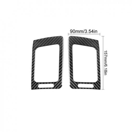 2Pcs For Infiniti G37 Sedan 2010-2013 Carbon Fiber Side AC Air Vent Cover Trim