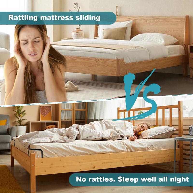 2 Pcs Mattress Retainer Bar Keep Mattress Stopper From Sliding Slide Stopper To Prevent Sliding Mattress Gaskets Gripper