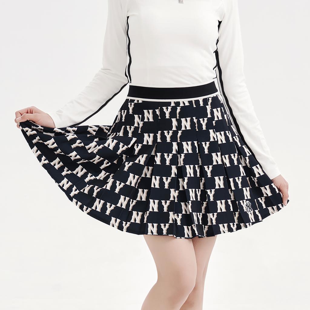 New MLB New York Yankees Casual Short Skirts Women's Black 3FSKM0133-50BKS