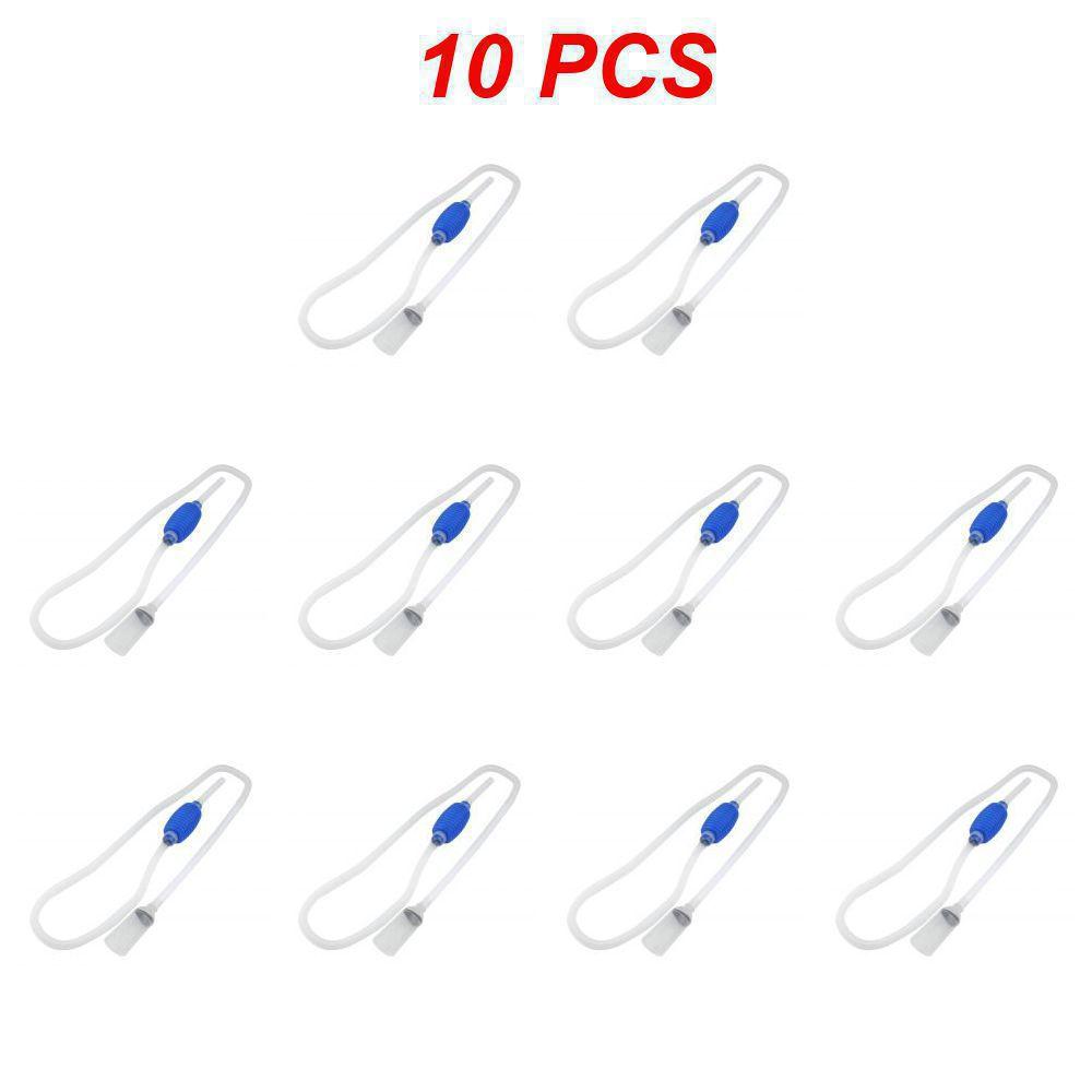 1~10PCS 1.5m Aquarium Gravel Cleaner Vacuum Siphon Pump With Filter Nozzle Fish Tank Water Changer Air Pump Cleaning Accessorie
