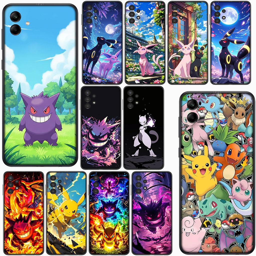 for Motorola Moto G86 G57 G67 G24 G15 G54 Power G13 G14 G34 G35 G45 G53 G55 G64 G75 G72 Case Espeon Umbreon Gengar P-Pikachus