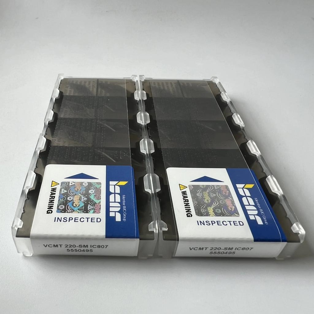 ISCAR / VCMT110302-SM IC807 / Industrial indexable Carbide Inserts 10 Pcs