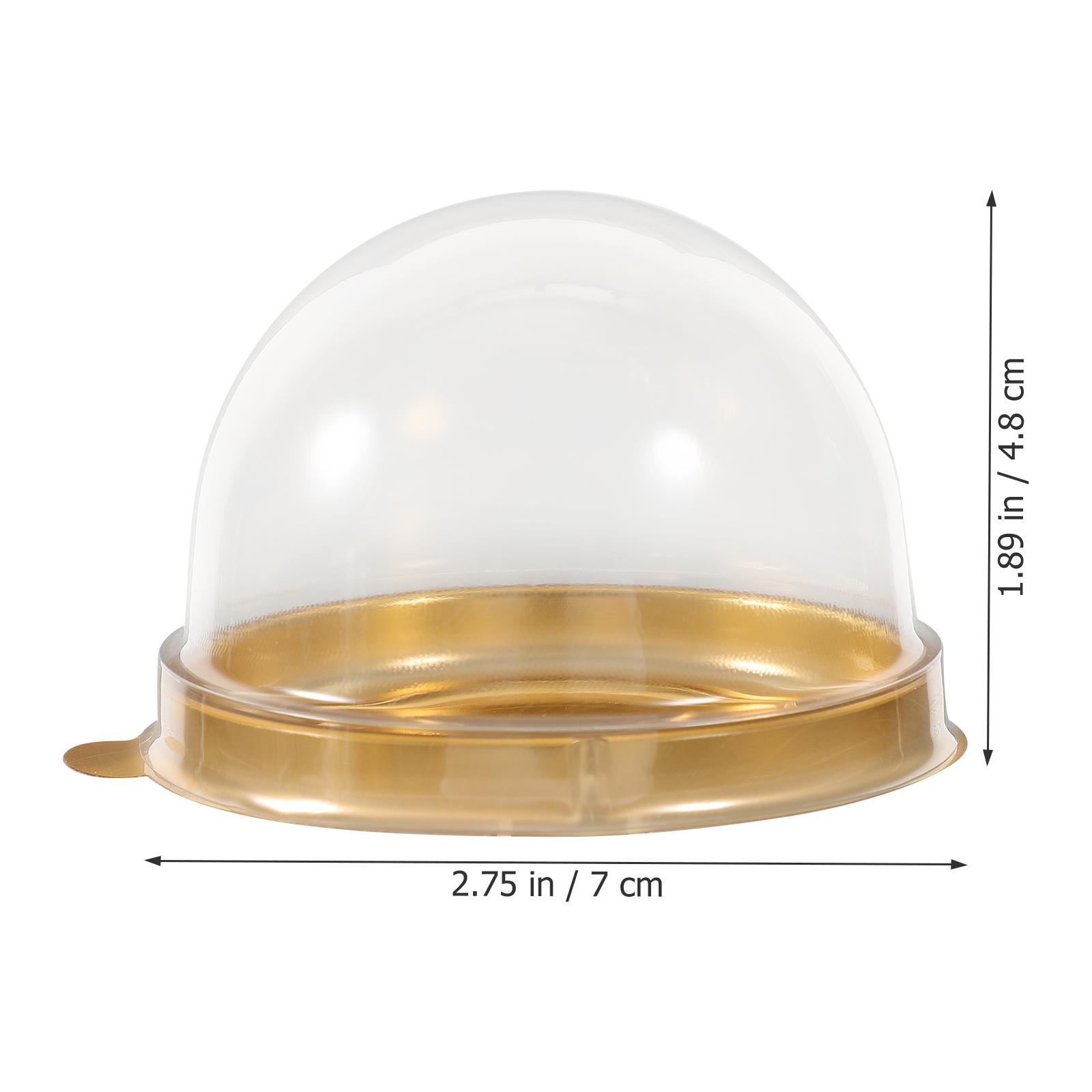 

50 шт. Коробки для тортов Упаковка для кондитерских изделий Макарон Маленький ящик Бытовая выпечка Один кекс Портативный Золотой Многофункциональный золотистый