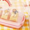 Plastic Food Storage Box For Cakes Cookie Snacks Portable Design Dessert Container Clear Lid Home Outdoor Use