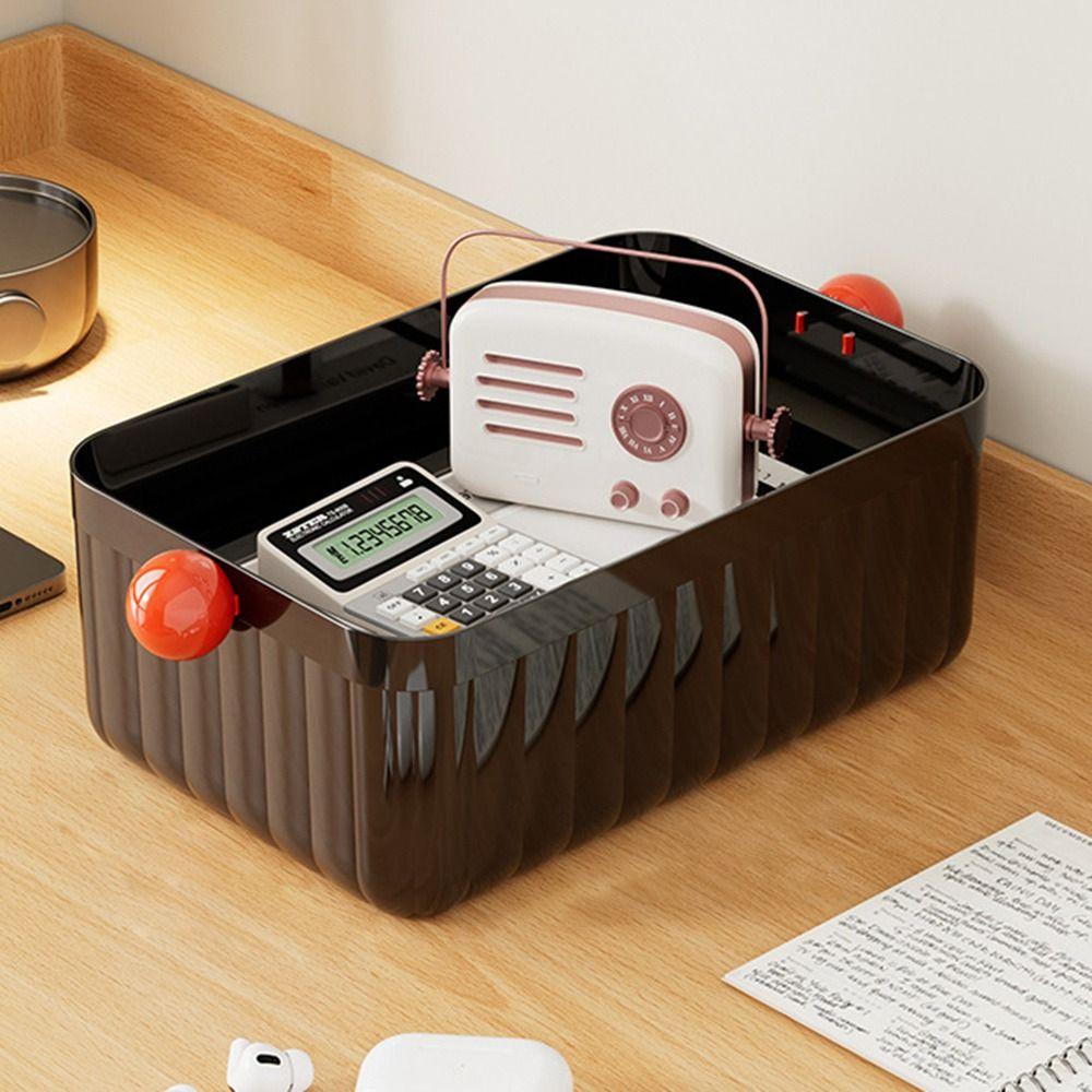 

Stackable Cosmetics Storage Box Large Capacity Stationery Storage Rack Home Office