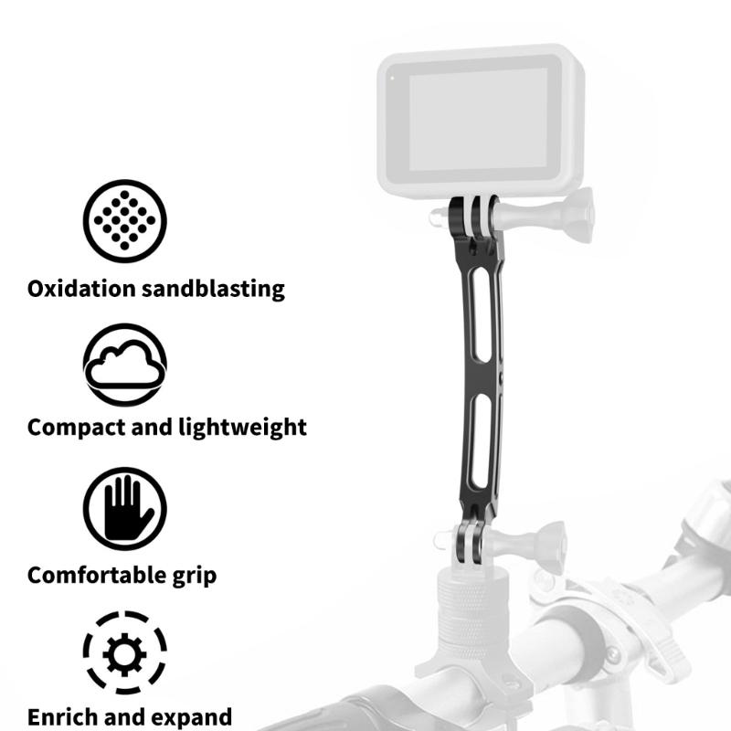 Lightweight Extension Rod for 360 and Other Action Cameras Helmets Arm for Capturing Skiing Surfing Cycling Moment