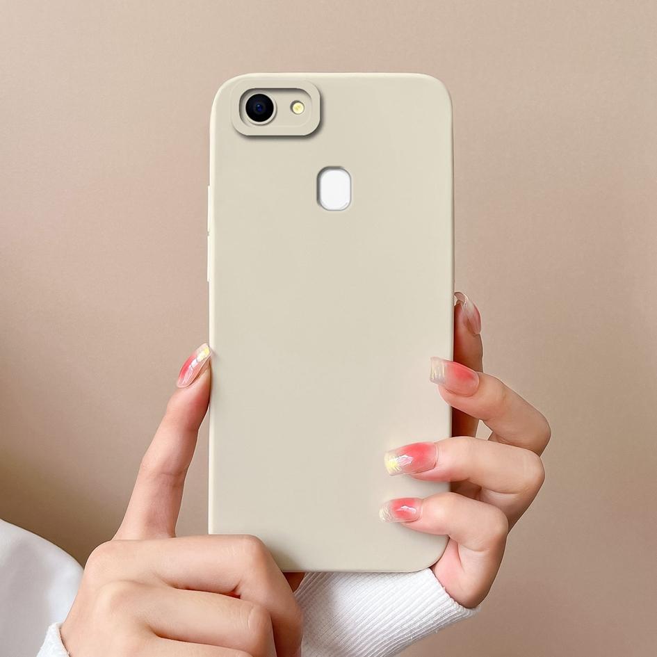 Luxury Solid Color Phone Case For Oppo F5 F11 F17 F9 F21 F7 F19 F15 F21 Pro Find X2 X3 X5 Soft Matte Silicone Dustproof Protective Cover For Oppo Capa