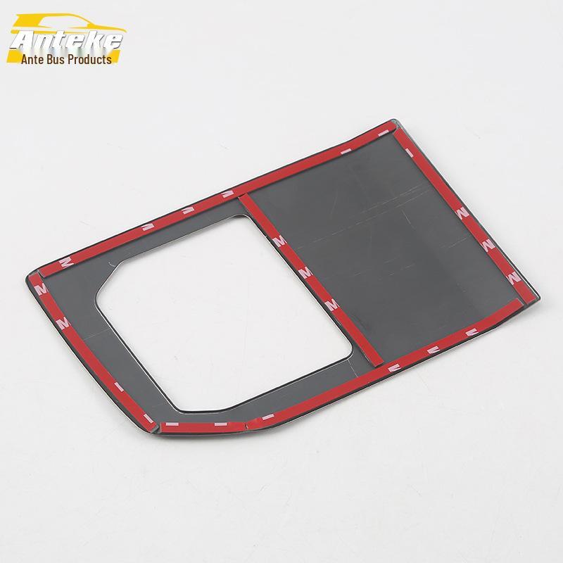 Fits 18 H4 Cab Storage Box Co-Driver Glove Box Decorative Frame Panel Sticker Accessory