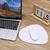 Minimalist Japanese & Korean Waterproof PU Leather Mouse Pad - Non-Slip, Solid Color for Home or Office.