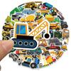 10/30/50pcs Engineering Vehicles Truck Cartoon Stickers Funny Graffiti Decals DIY Stationery Phone Notebook Waterproof Sticker