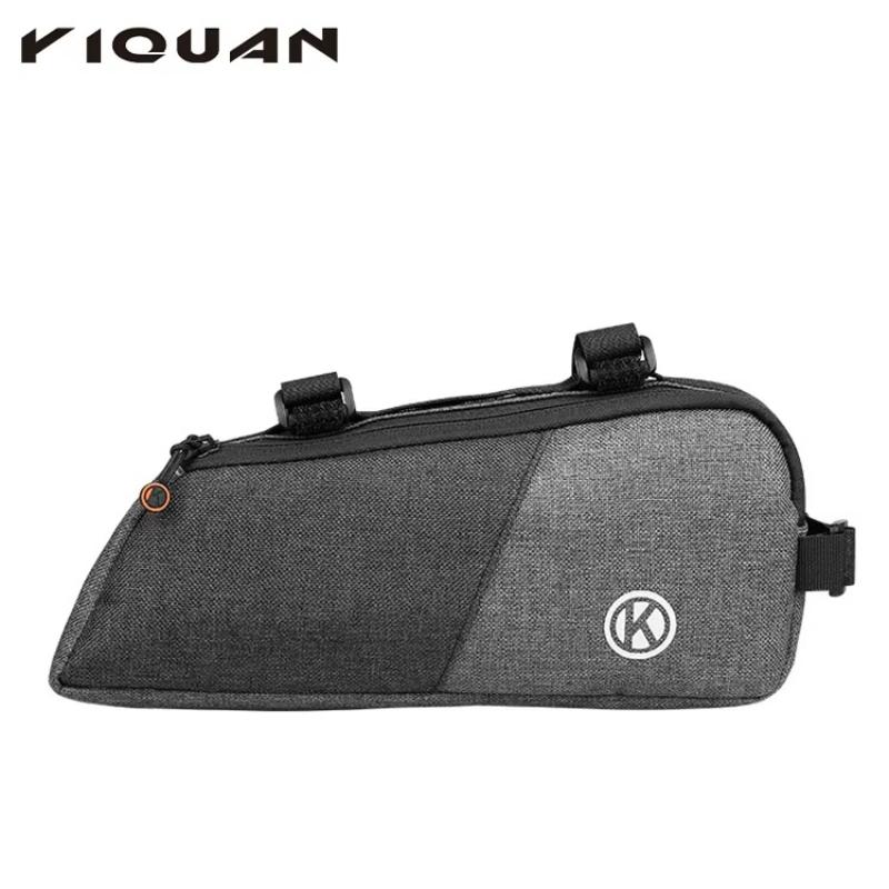 Bicycle Bag Frame Front Top Tube Bag Large Capacity Waterproof MTB Bike Triangle Pouch Phone Case Beam Pack Cycling Accessories серый