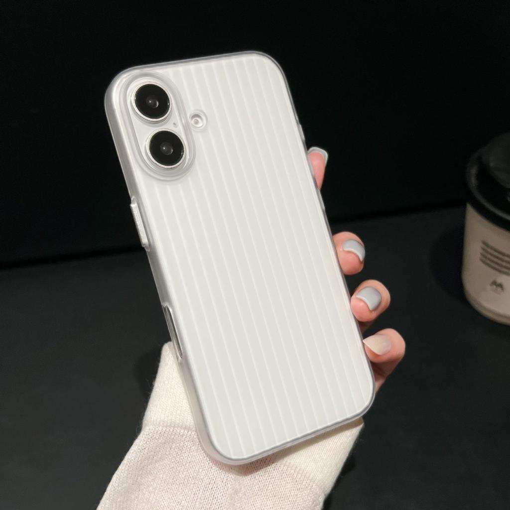 iPhone 17 Pro Max Grating Texture Protective Case - Simple Skin-feel, Apple 15 Fit