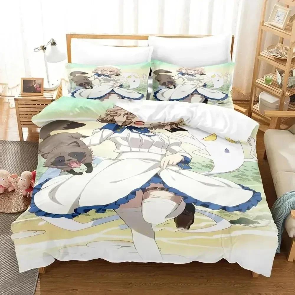 Luxury New 3D Print Anime Kotoko Iwanaga Kyokou Suiri Bedding Set Duvet Cover Bed Set Quilt Cover Pillowcase Queen Boys Adult