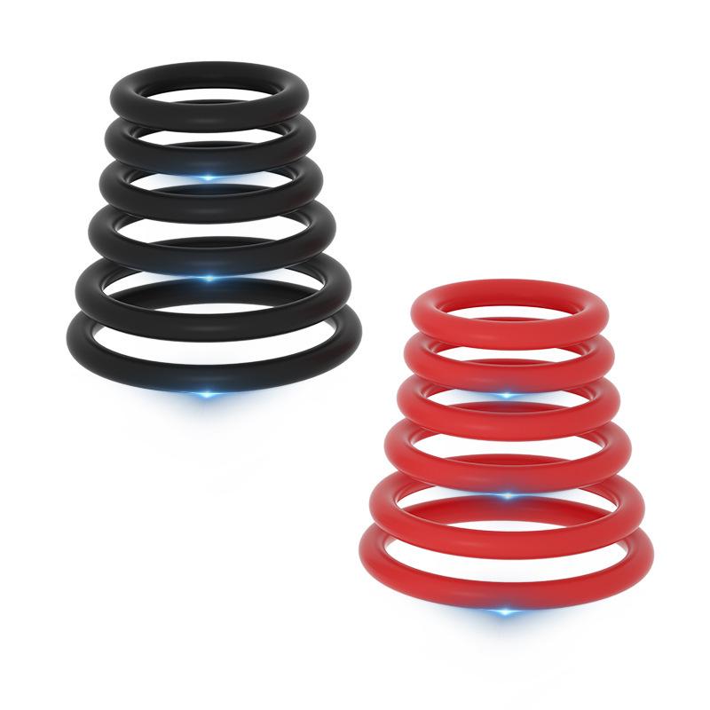 Men's Silicone Lock Ring for Enhanced Performance and Delayed Ejaculation - Erotic Adult Toy.