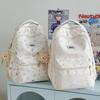 Korean Version of Small Floral Backpack Campus Style Student School Bag Light Travel Backpack High Value Student Bag