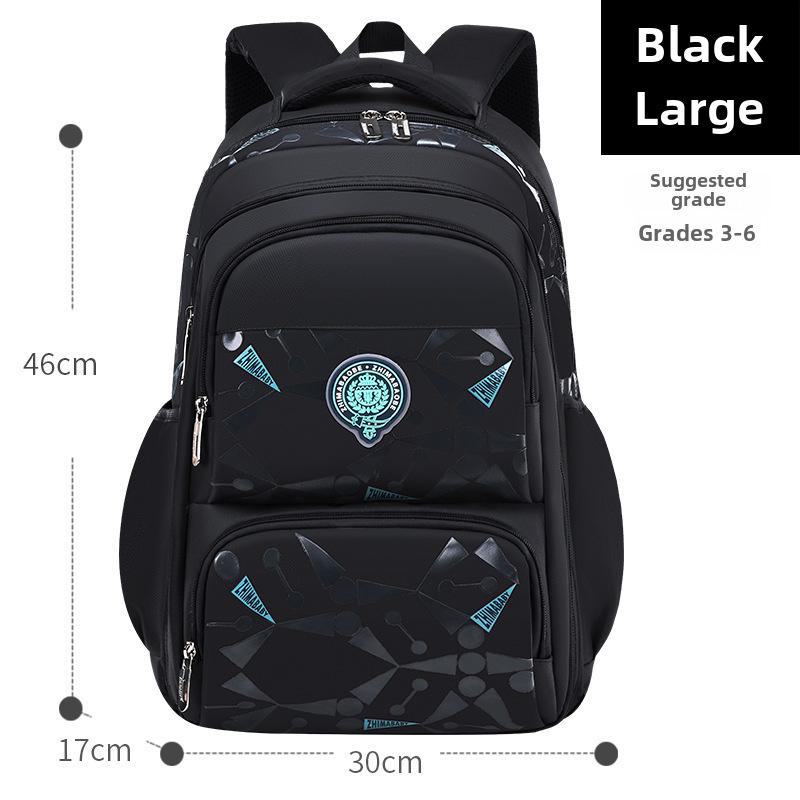 Korean Style Backpack for Elementary Students, Grades 1-6, with Side Cooler Pocket