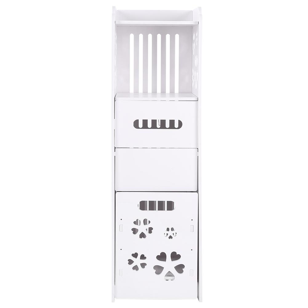 Schrank Holz Kunststoffplatte Korrosionsbeständig Wasserdicht 3 Schicht Badezimmerregal Schrank Wasserdichter Badezimmerschrank Schrank