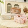 Large Capacity Toiletries Storage Bag Mesh Design Toiletries Bag Bathroom Organizer for Cosmetics Toiletries Skin Care