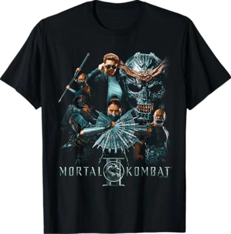 Mortal Kombat 2 Duotone Fighters T-Shirt L