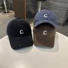 Washed Cotton Baseball Cap Letter C Embroided For Unisex Couples Casual Outdoor Sunshade Sun Hat Face Small Caps For Men Hats