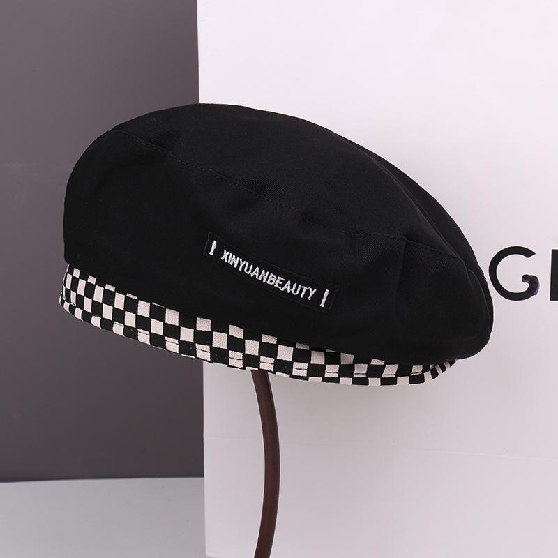 Spring and Autumn Fashion Show Face Small Beret Children Casual Big Head Circumference Painter Hat Women Newsboy Hat