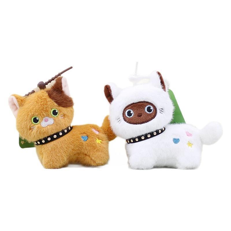 Cat Little Cute Keychain Cartoon Girl Backpack Decorative Pendant Doll Gift
