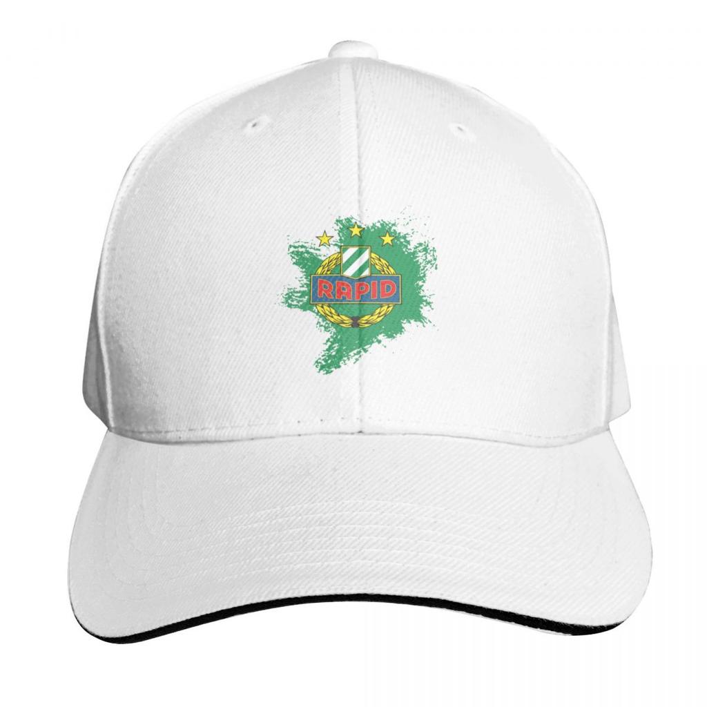 Rapid vienna Rapid Wien Cappellino da Baseball Streetwear Cappello di Natale Novità Cappello da Spiaggia per Unisex Donna