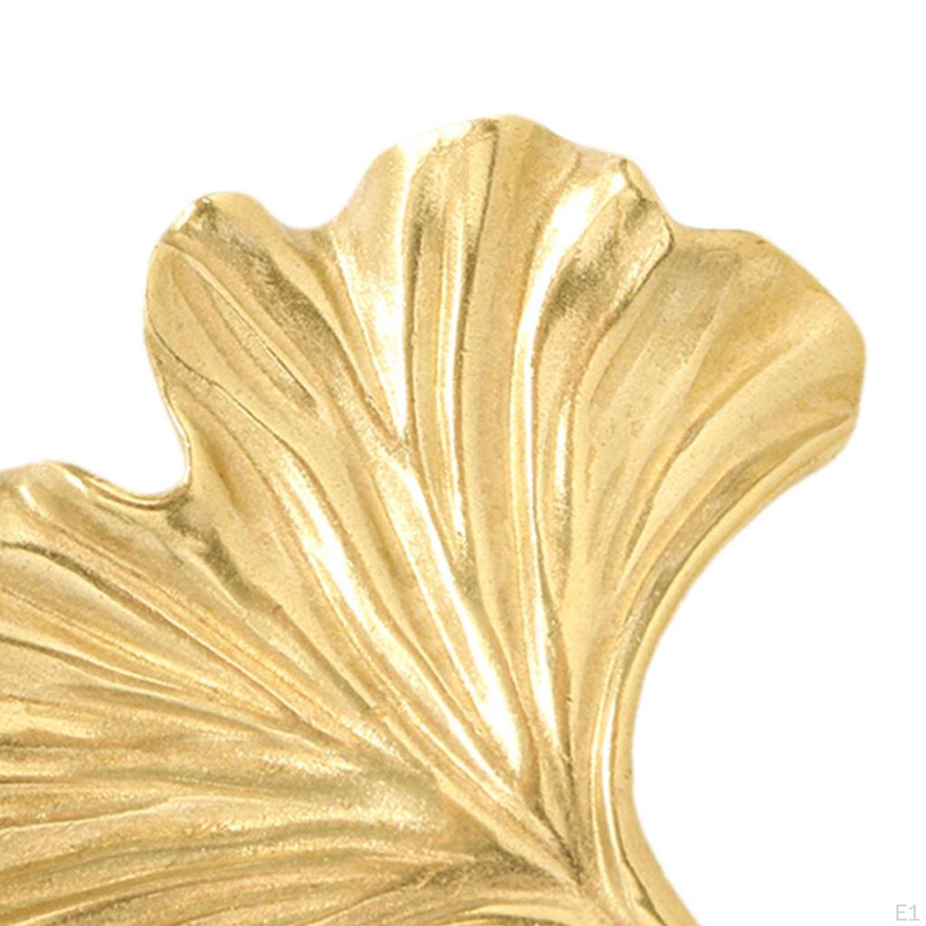 Ginkgo-Messingknopf für Schrank, kreativer Griff, Kommode und Bücherregal