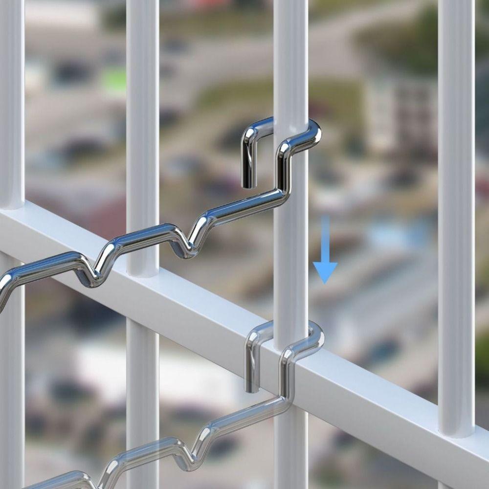 No Drill Railing Drying Rack Wave Shaped Clothes Storage Holder Window Railing Use