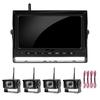 Truck DVR Wireless Dash Camera 7" Monitor Rear View System For Parking Rearview