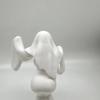 Creative 3d Printing Horror Ghost Girl Statue White Dress Ghost Styling Halloween Party Home Office Desktop Decoration Ornaments