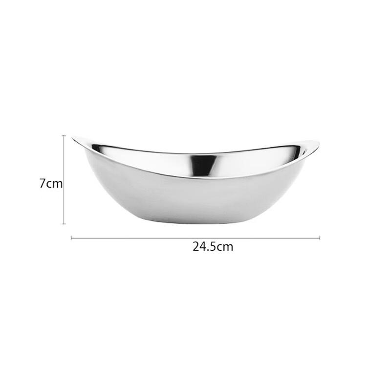 ZISIZ 304 Stainless Steel Versatile Serving Bowl