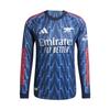 Maglia Autentica da Trasferta Arsenal 25/26 Vestibilità Slim Girocollo Confortevole Manica Lunga Maglia da Calcio Uomo jersey JJ1834