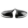 2PCS For LHD Benz E GLC S C Class W205 W213 X253 W222 W238 Car Rearview Door Side Mirror Cover Wing Cap Exterior Shell Trim ABS