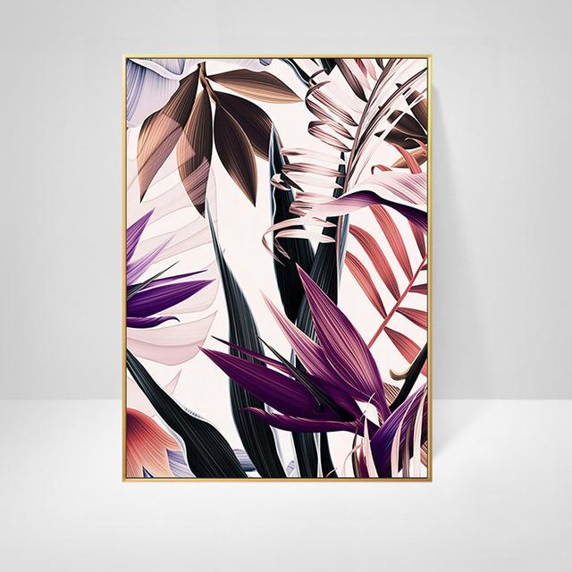 Pink Peony Flowers Paintings Posters Nordic Home Decor Oil Painting Posters And Prints Living Room Home Decor Canvas Wall Art