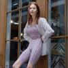 Huit Women S croSS Front twiSt Long Sleeve Tee Htwtl6i06t