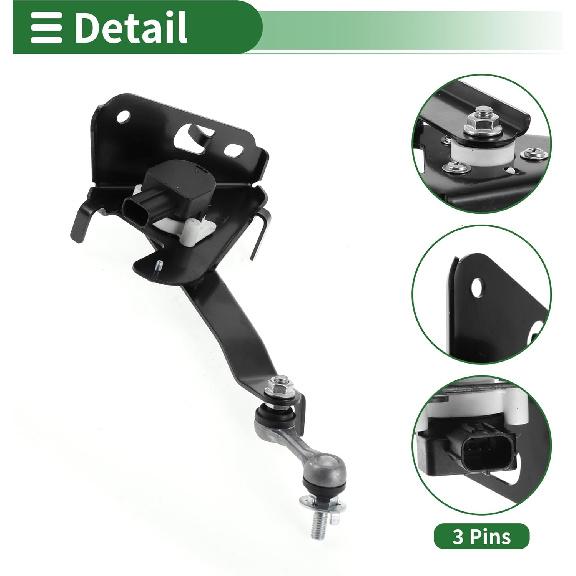 Motoforti Air Suspension Ride Height Level Sensor, Headlight Level Sensor, for Lexus LS460 2007-2015 No.8940750070 Rear Right