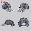 Newjeans Inspired Denim Baseball Cap With Handpainted Graffiti For Street Style And Sun Protection