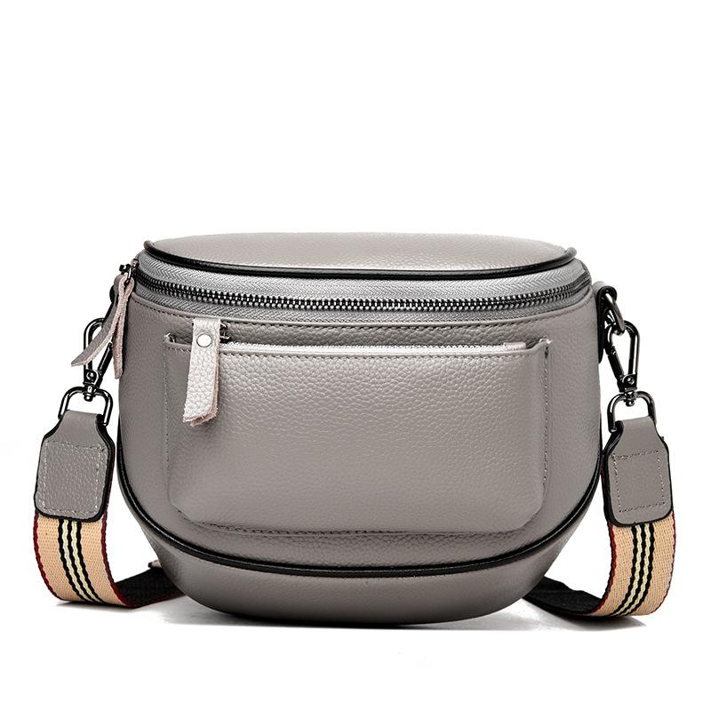 Genuine Leather Shoulder Bag for Women New Simple Casual and Fashionable Small Shoulder Bag for Women's Head Layer Cowhide Crossbody Bag