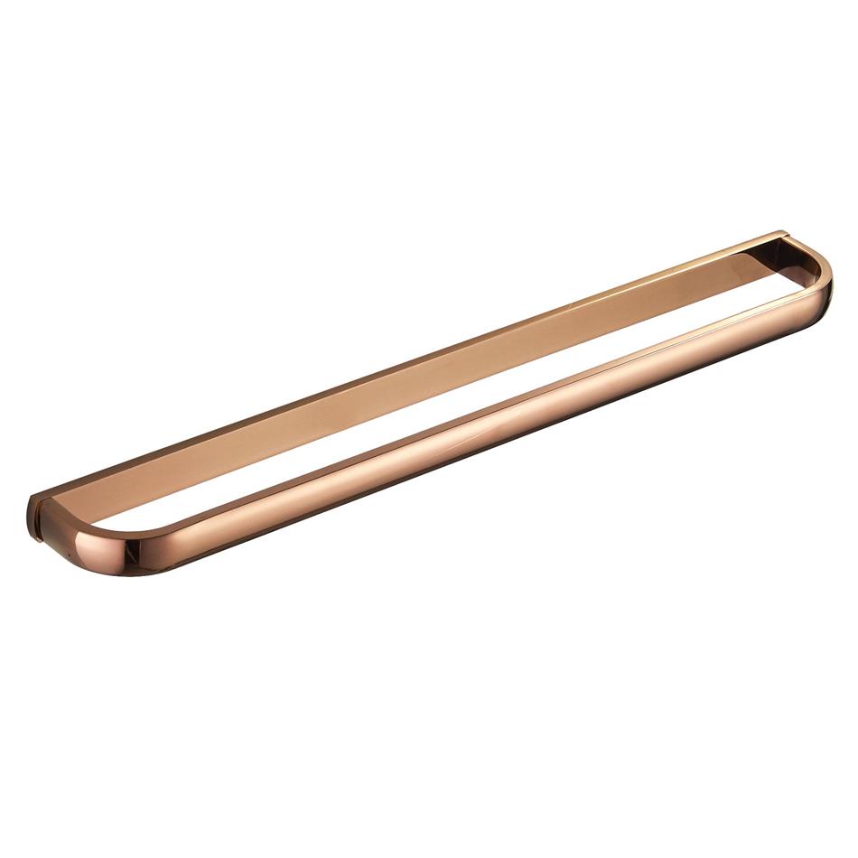 Jednoduchý držák na ručníky Antická černá Bílá Růžové zlato Nikl Chrom Mosaz Nástěnný Luxusní Koupelnový Držák na ručníky Polička Úložný regál