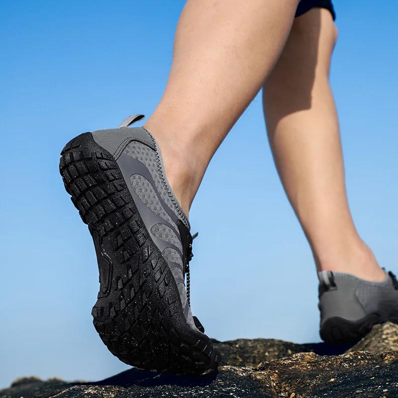 Bosá obuv Muži Ženy Vodní sporty Venkovní Pláž Pár Aqua Boty Plavání Rychleschnoucí Atletický trénink Posilovna Běžecká obuv