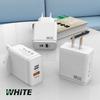 High-Power Multi-Port Universal PD Charger with US/EU Plug